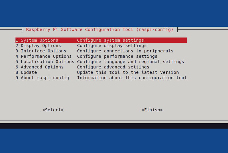 raspi-config